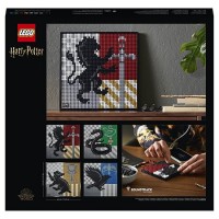 Конструктор LEGO ART Harry Potter Hogwarts Crests 31201