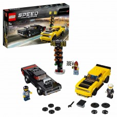 LEGO Speed Champions 75893 Автомобили 2018 Dodge Challenger SRT Demon+1970 Dodge Charger R/T