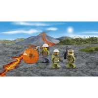 Конструктор LEGO City Volcano Explorers Грузовой вертолёт исследователей вулканов (60123)