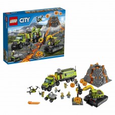 Конструктор LEGO City Volcano Explorers База исследователей вулканов (60124)