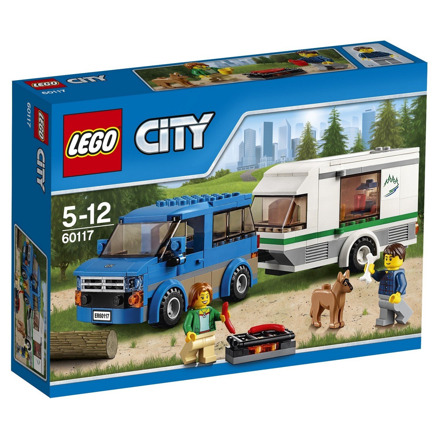 Конструктор LEGO City Great Vehicles Фургон и дом на колёсах (60117) купить  в интернет-магазине Мир LEGO.ру