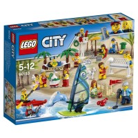 Конструктор LEGO City Town Отдых на пляже - жители LEGO City (60153)