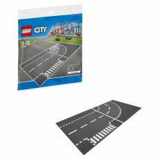 LEGO 7281 City Supplementary Т-образный перекрёсток и поворот