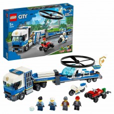 Конструктор LEGO City Police Полицейский вертолетный транспорт 60244
