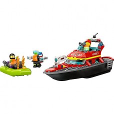 Конструктор Lego Пожарно-спасательная лодка 60373
