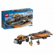 Конструктор LEGO City Great Vehicles Внедорожник 4x4 с гоночным катером (60085)