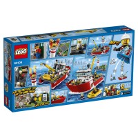 Конструктор LEGO City Fire Пожарный катер (60109)