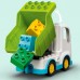 Конструктор LEGO DUPLO Town Мусоровоз и контейнеры для раздельного сбора мусора 10945