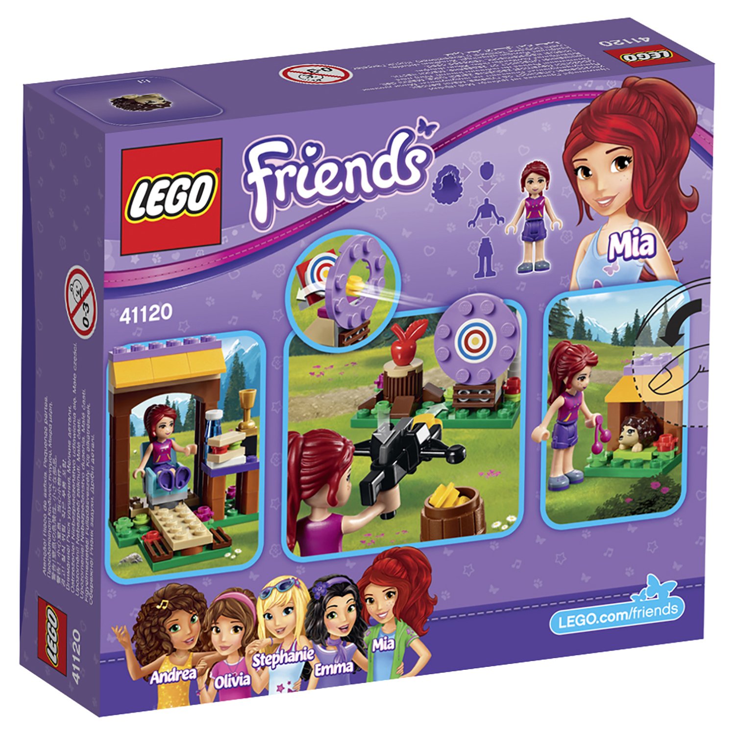 Конструктор LEGO Friends Спортивный лагерь: стрельба из лука (41120) купить  в интернет-магазине Мир LEGO.ру