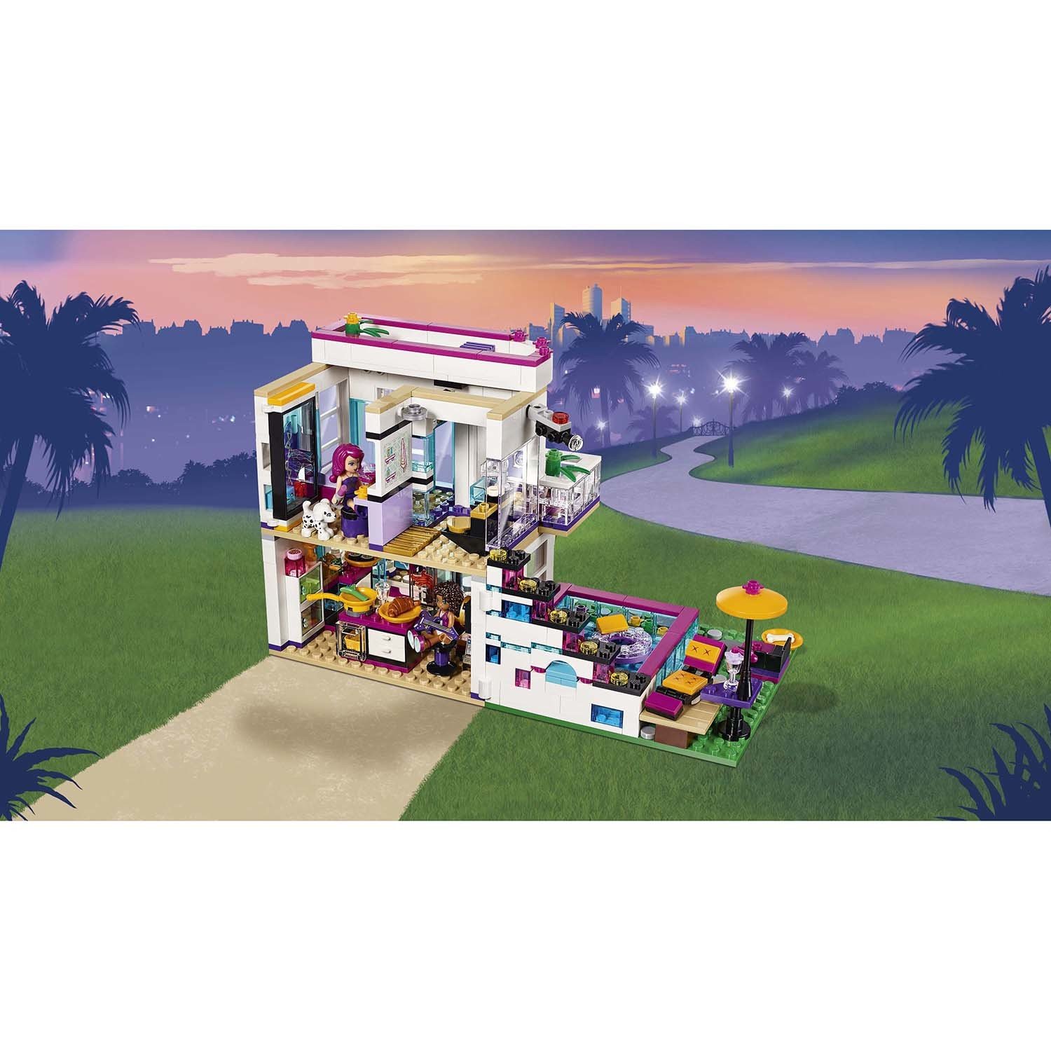 Конструктор LEGO Friends Поп-звезда: дом Ливи (41135) купить в  интернет-магазине Мир LEGO.ру