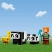Конструктор LEGO Minecraft Питомник панд 21158