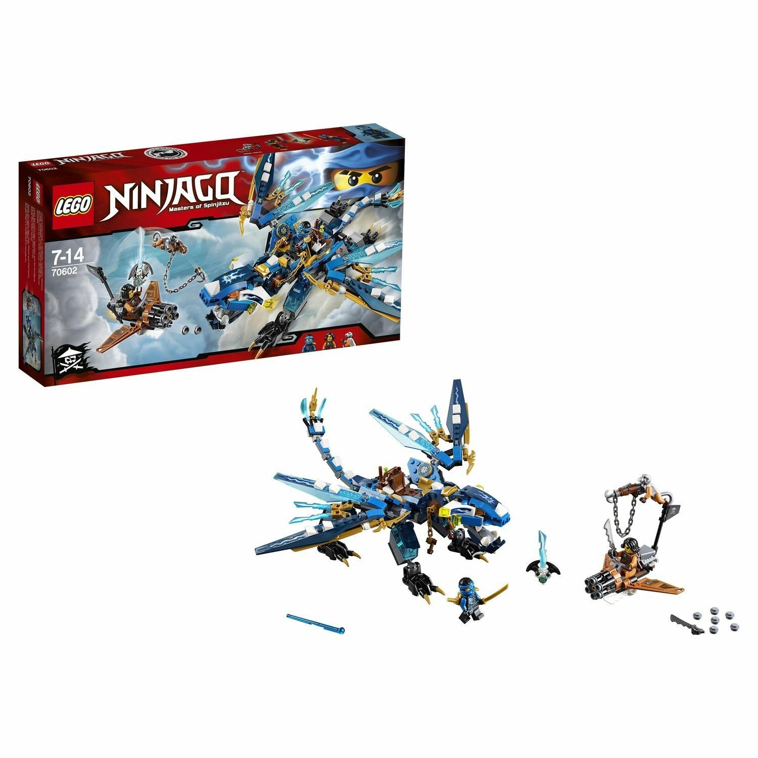 Конструктор LEGO Ninjago Дракон Джея (70602) купить в интернет-магазине Мир  LEGO.ру