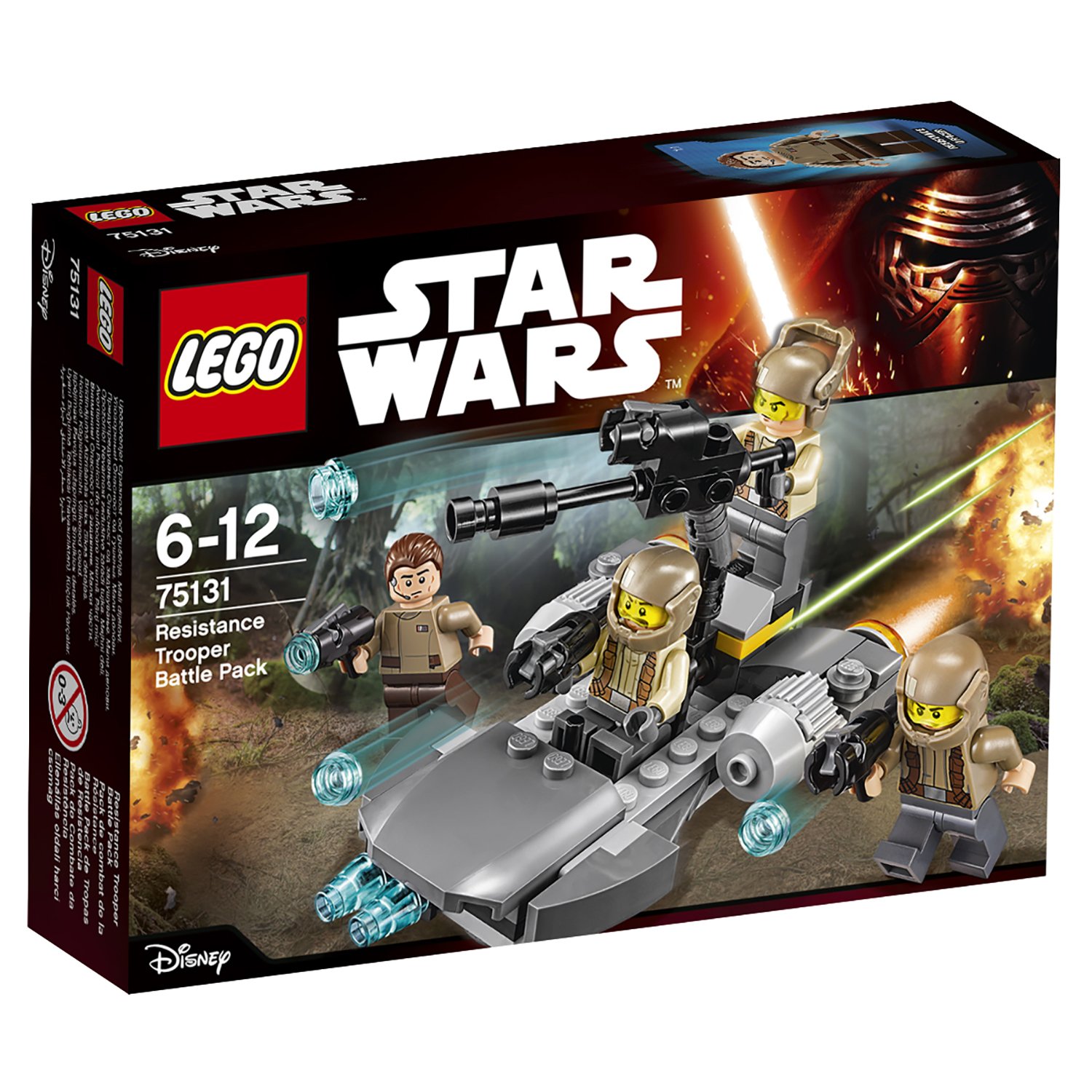 Конструктор LEGO Star Wars TM Боевой набор Сопротивления (75131) купить в  интернет-магазине Мир LEGO.ру