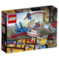 Конструктор LEGO Super Heroes Воздушная погоня Капитана Америка (76076)