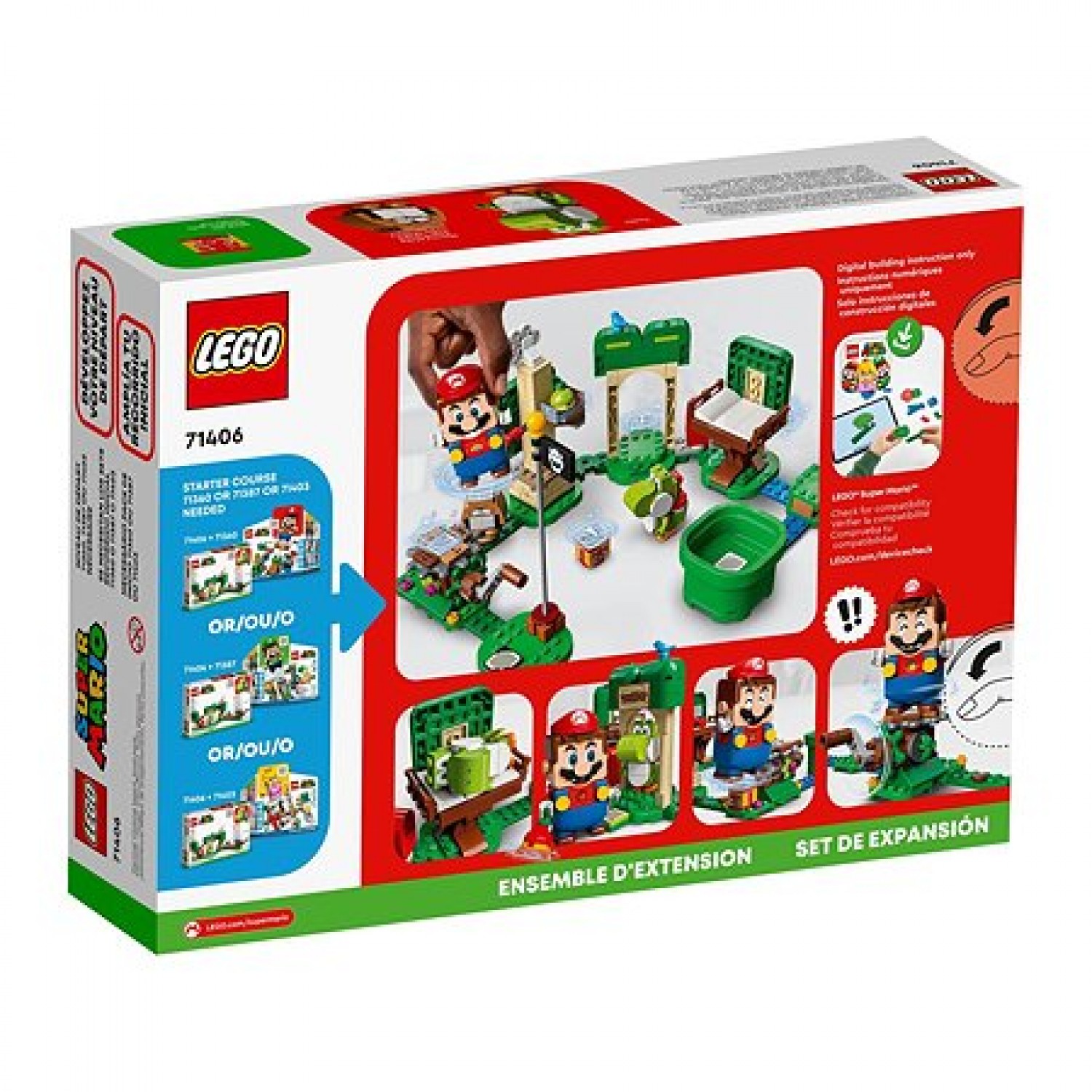 Конструктор LEGO Super Mario Yoshis Gift House Expansion Set 71406 купить в  интернет-магазине Мир LEGO.ру